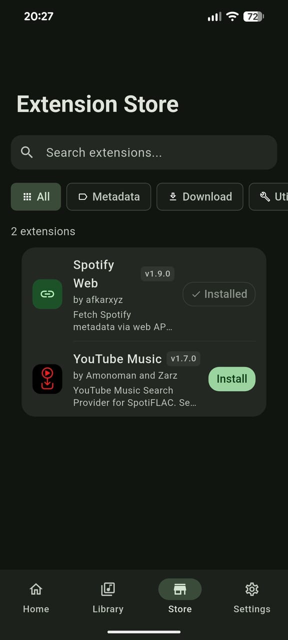 Tangkapan layar SpotiFLAC 3