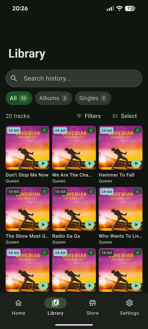 Tangkapan layar SpotiFLAC 2