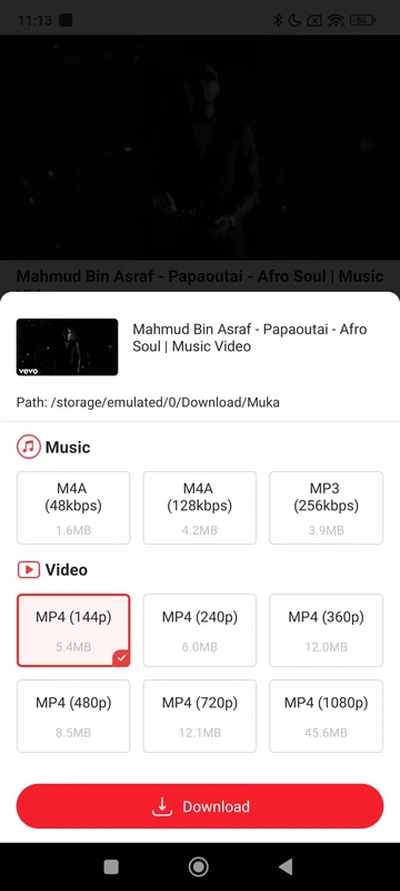 Tangkapan layar Muka Downloader 3