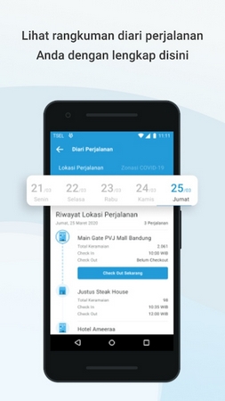 PeduliLindungi App Interface Preview 4