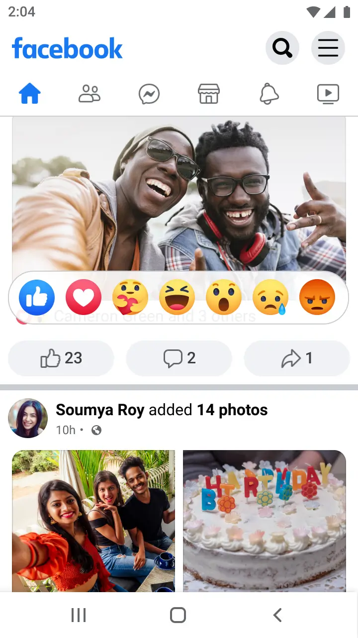 Facebook Lite screenshot 2
