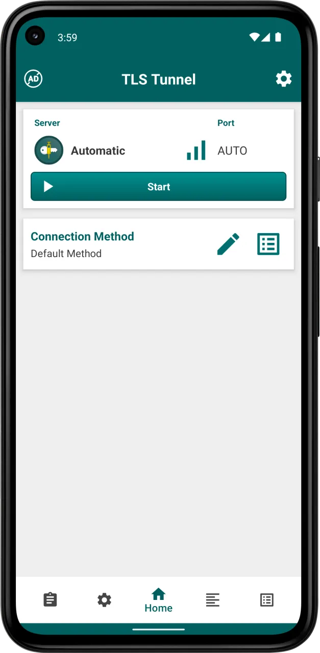 TLS Tunnel app screenshot 2