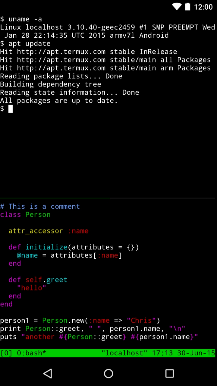 Termux screenshot 2