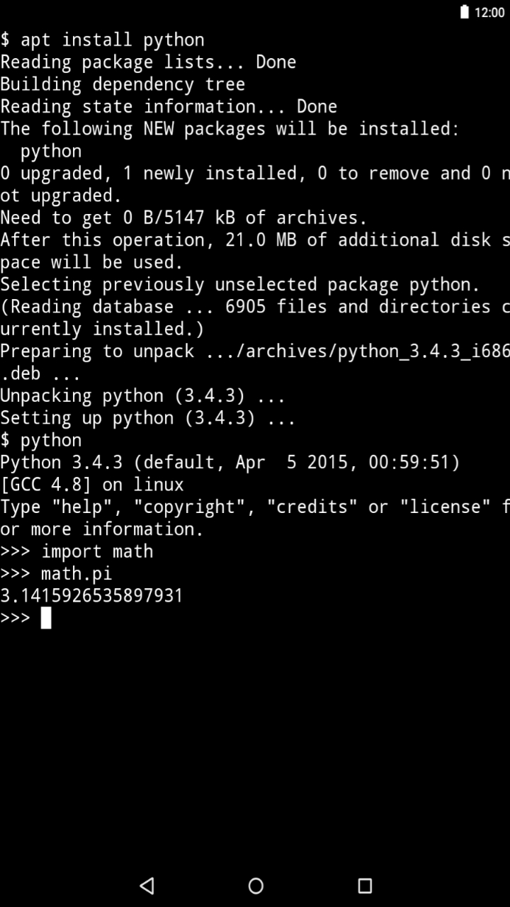 Termux screenshot 4