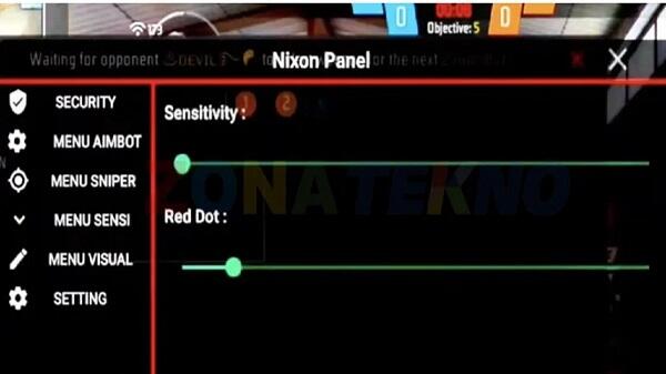 Nixon Panel FF screenshot 4