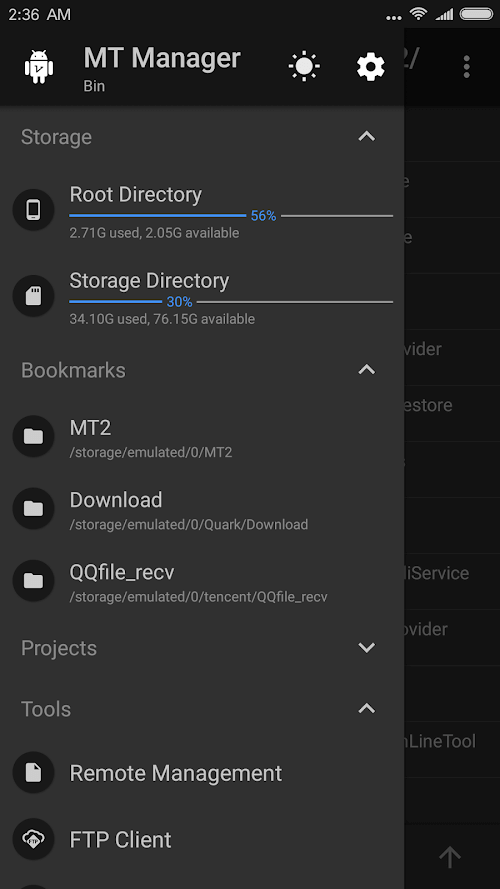 MT Manager screenshot 2