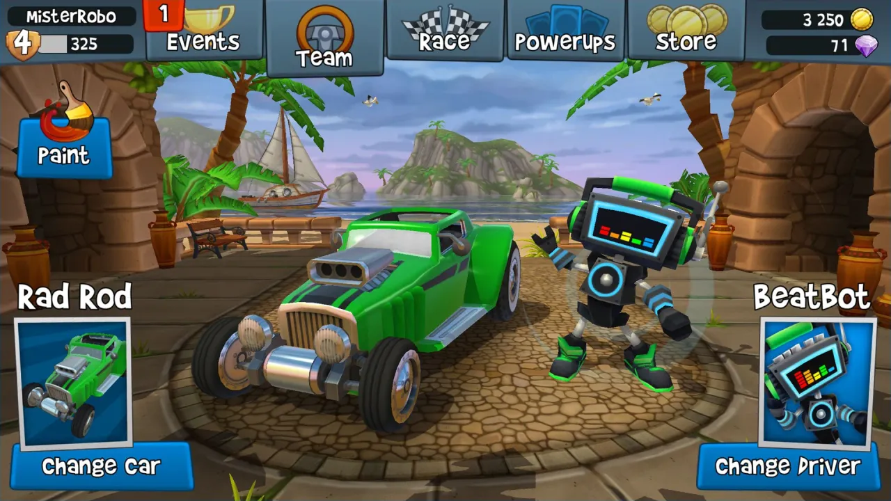 Captura de pantalla 5 de Beach Buggy Racing 2 en el juego