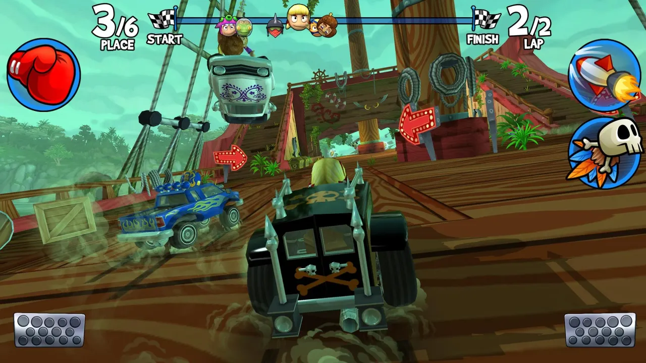 Captura de pantalla 6 de Beach Buggy Racing 2 en el juego