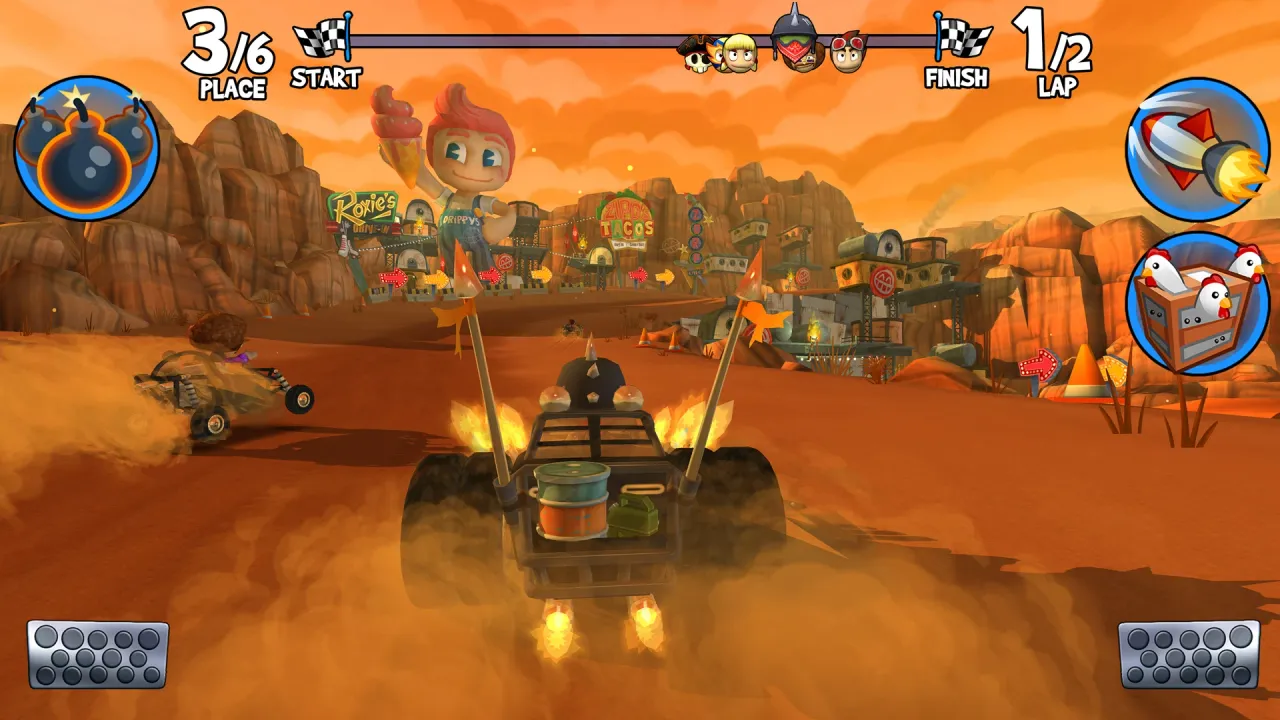 Captura de pantalla 2 de Beach Buggy Racing 2 en el juego