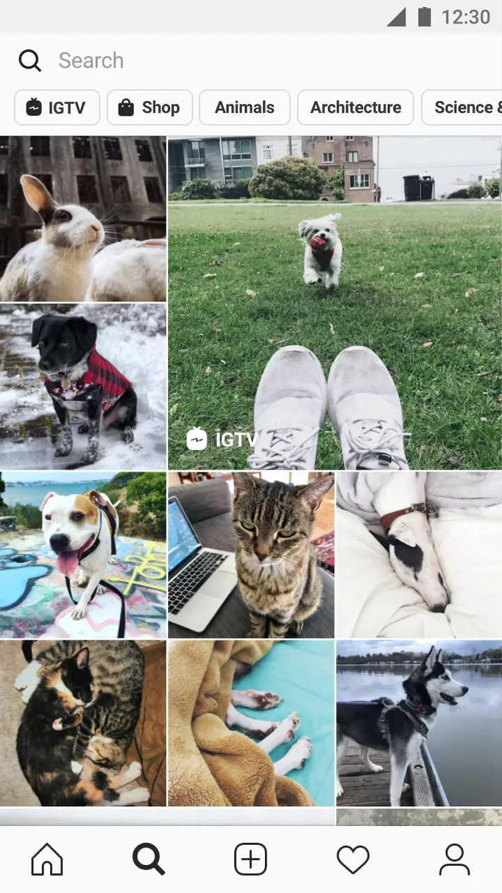 Instagram app screenshot 4