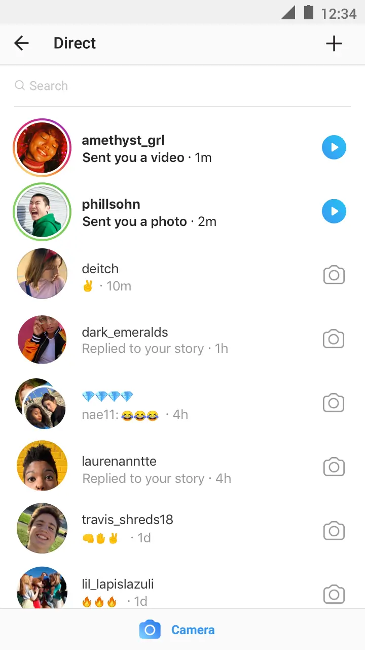 Instagram app screenshot 3