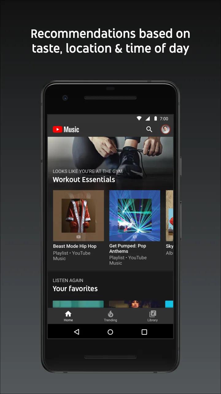 YouTube Music app preview 2