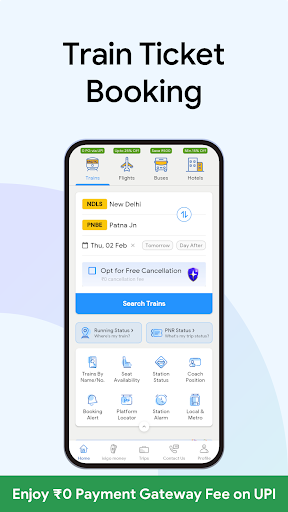 Screenshot 2 of Ixigo Train Status Ticket Book