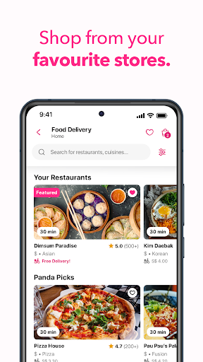 foodpanda app screenshot 3