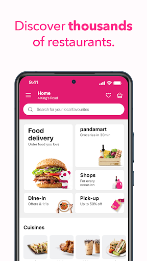 foodpanda app screenshot 2