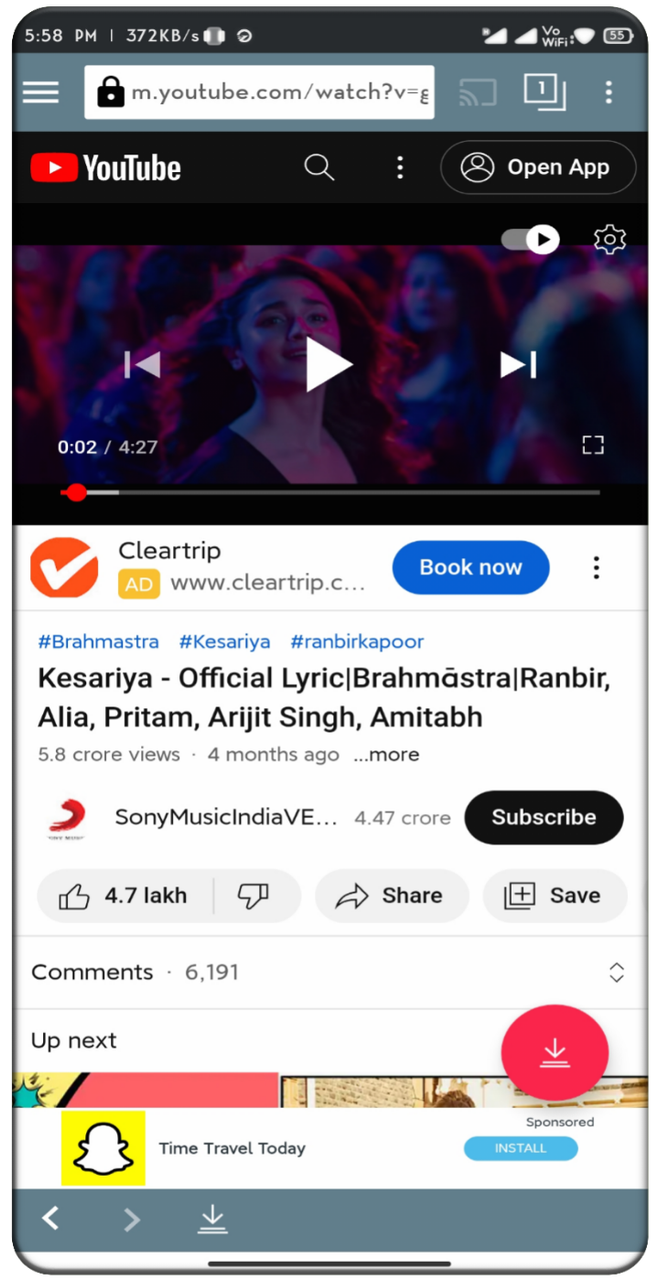 TubeMate Premium UI Interface Screenshot 2