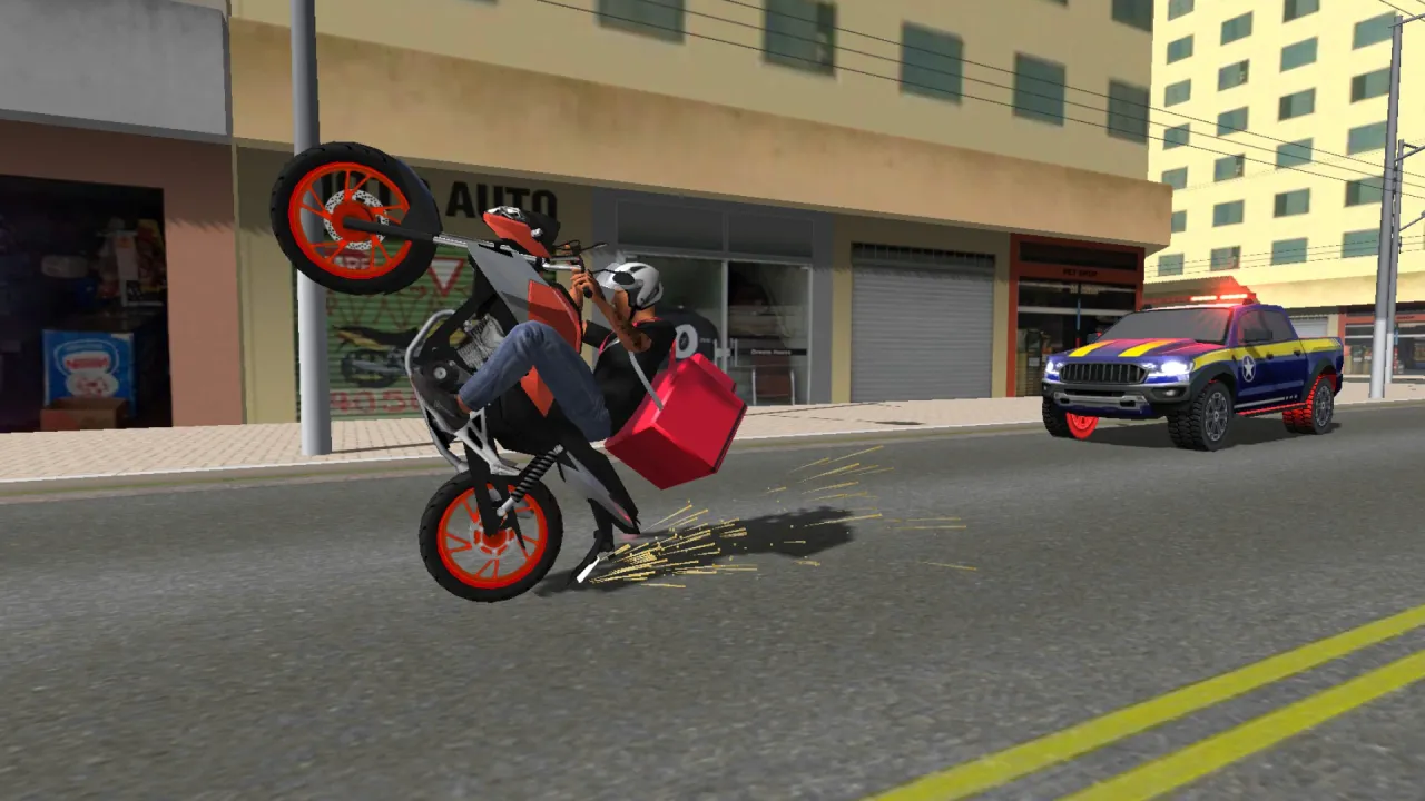 Moto Wheelie 3D gameplay screenshot 2