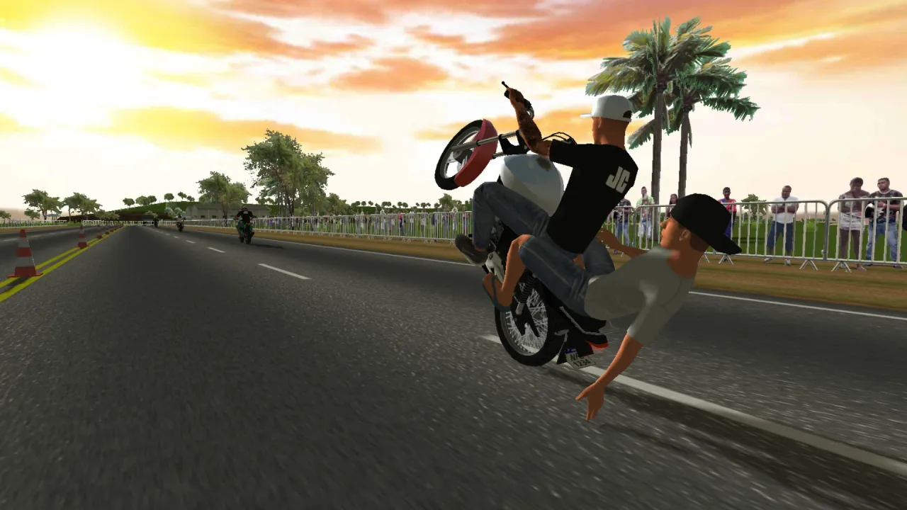 Moto Wheelie 3D gameplay screenshot 3