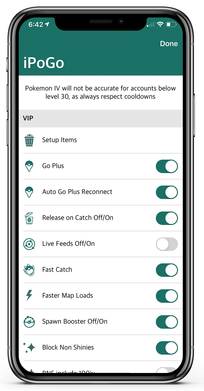 iPoGO screenshot 2