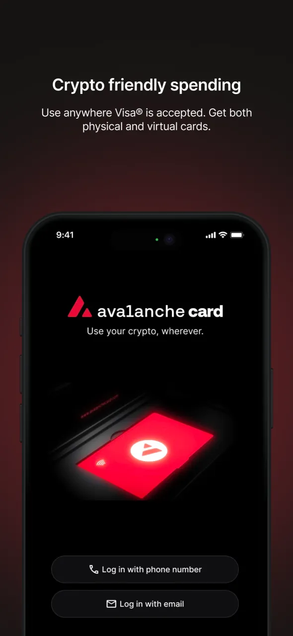 Avalanche Card preview screenshot 1