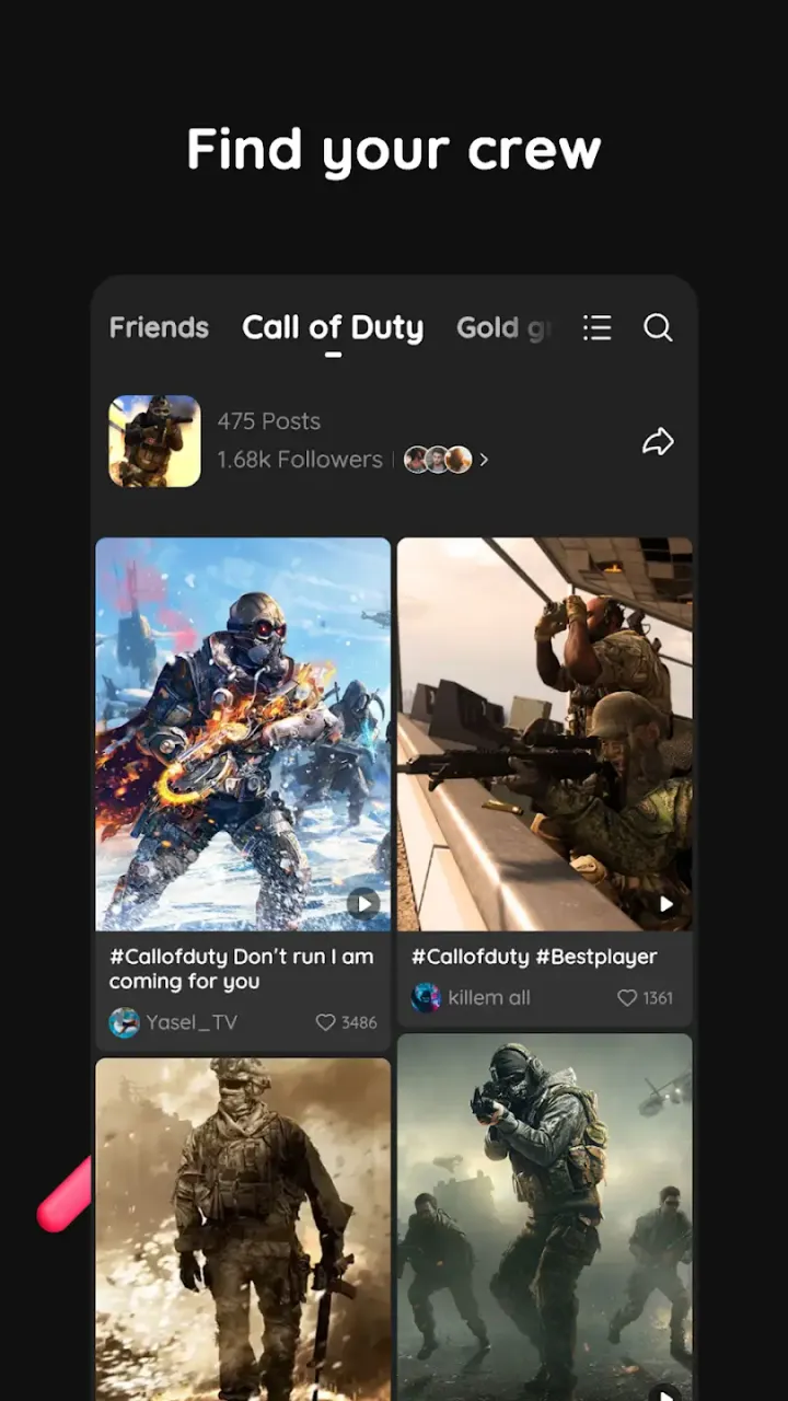 Like, screenshot 3