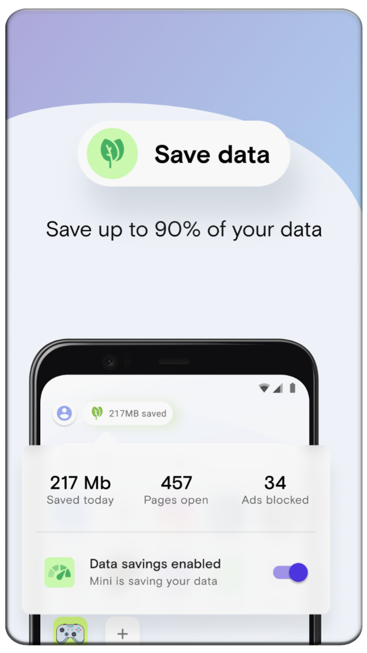 Opera Mini app screenshot 6