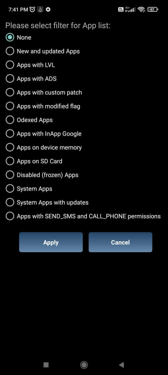Lucky Patcher in-app screenshot 8