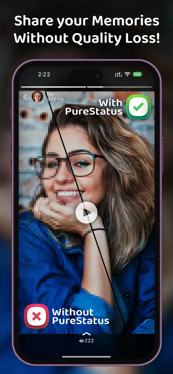 Pure Status 스크린샷 2