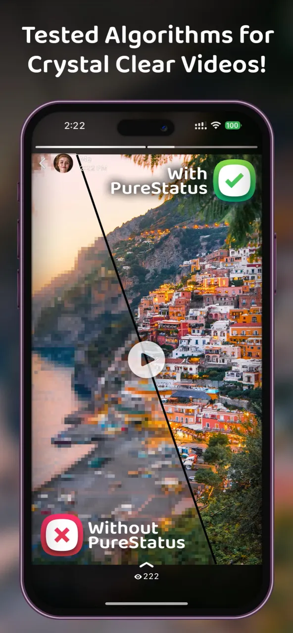 Pure Status 앱 미리보기 4