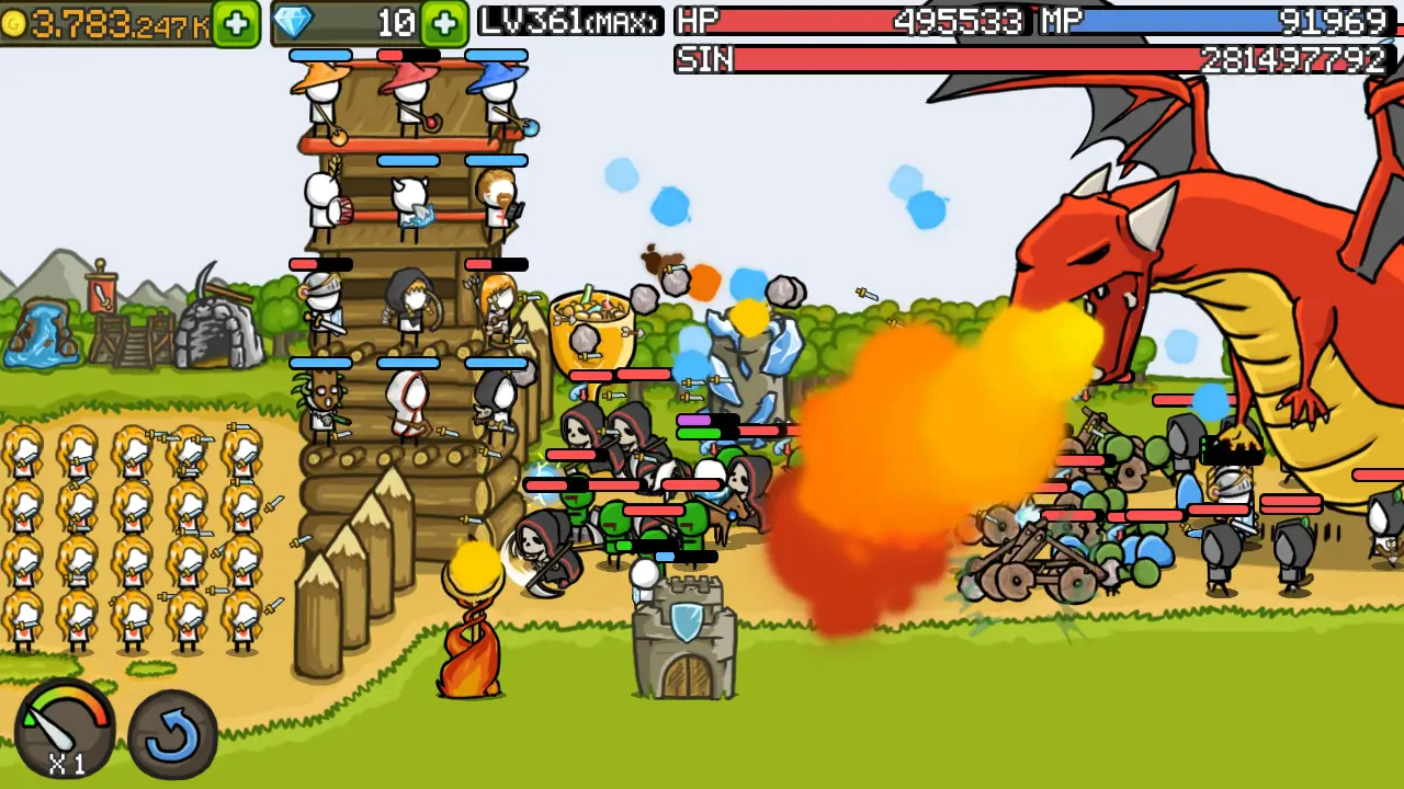 Grow Castle gameplay preview 3