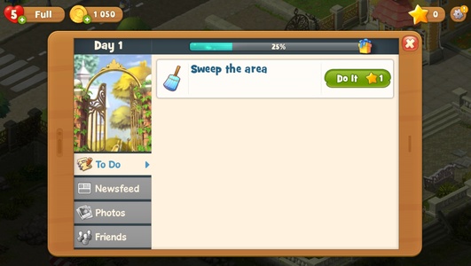 Gardenscapes gameplay preview 3
