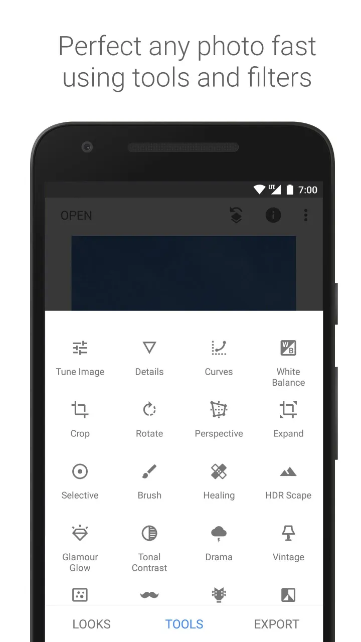 Snapseed app screenshot 2