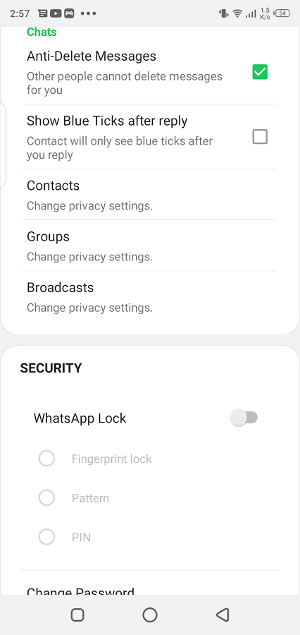 WhatsApp Delta Screenshot 4