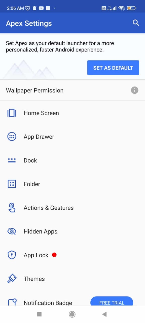 Apex Launcher screenshot 4