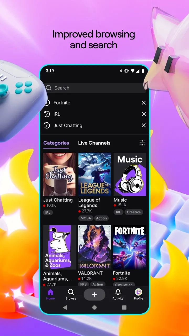 Twitch Microsoft Visual 3