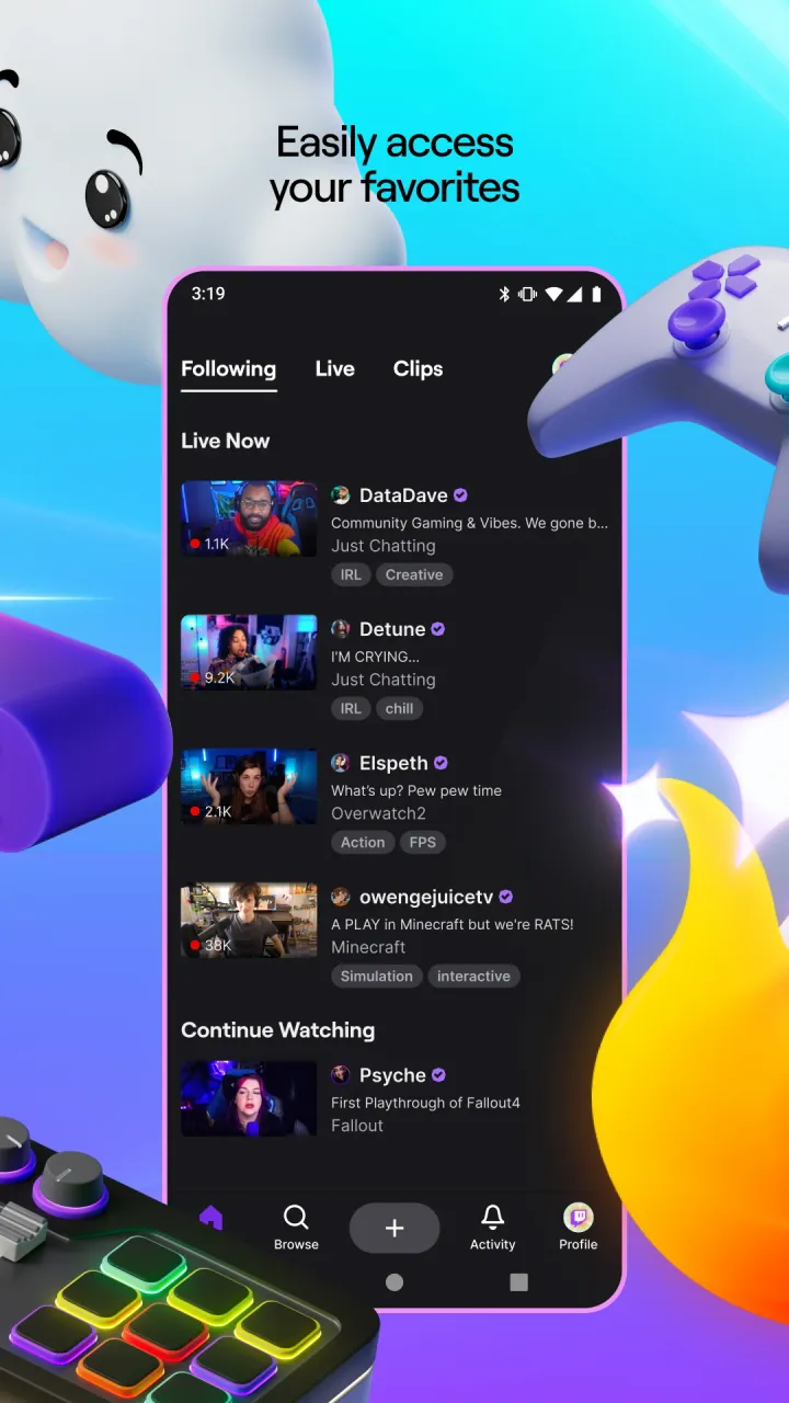 Twitch TV Visual 2