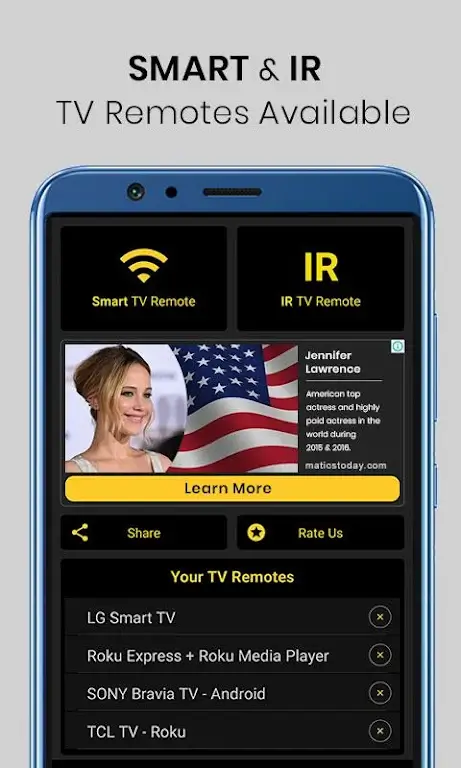 Universal TV Remote Control - Screenshot 2