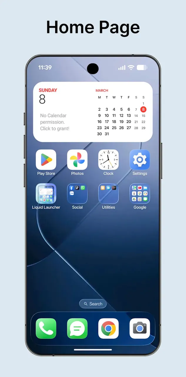 Liquid Launcher - OS 26 Screenshot 2
