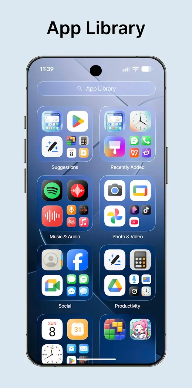 Liquid Launcher - OS 26 Screenshot 6