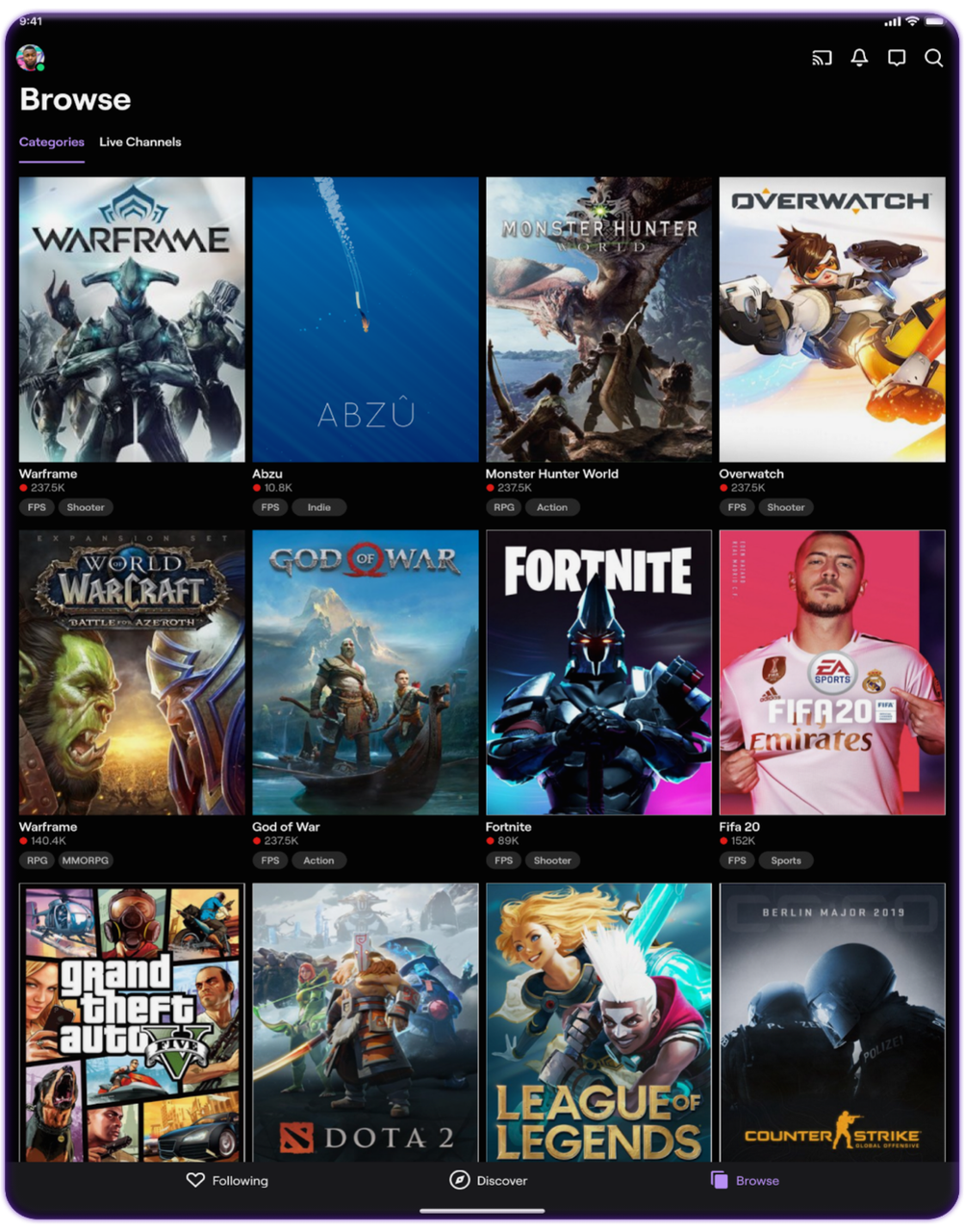 Twitch Frame 7