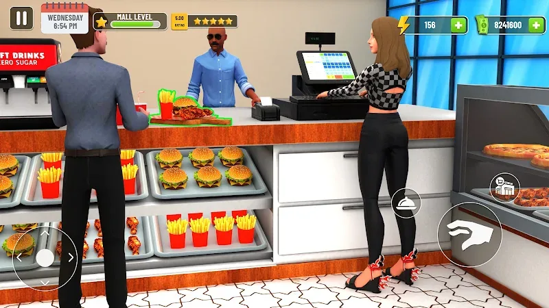 Mall & Fast Food Simulator 3D gameplay screenshot 6