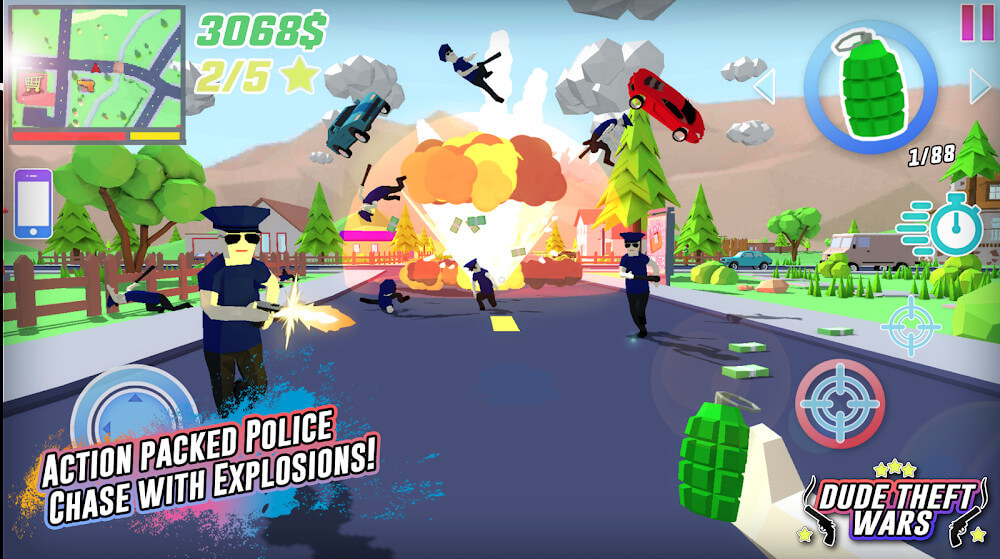 Dude Theft Wars screenshot 2